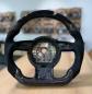 Preview: Carbon Lenkrad passend für Audi A1, A3 8V, A4 B8, A5, A6 4G mit LED, neu bezogen mit Carbon oben und unten, Design A708